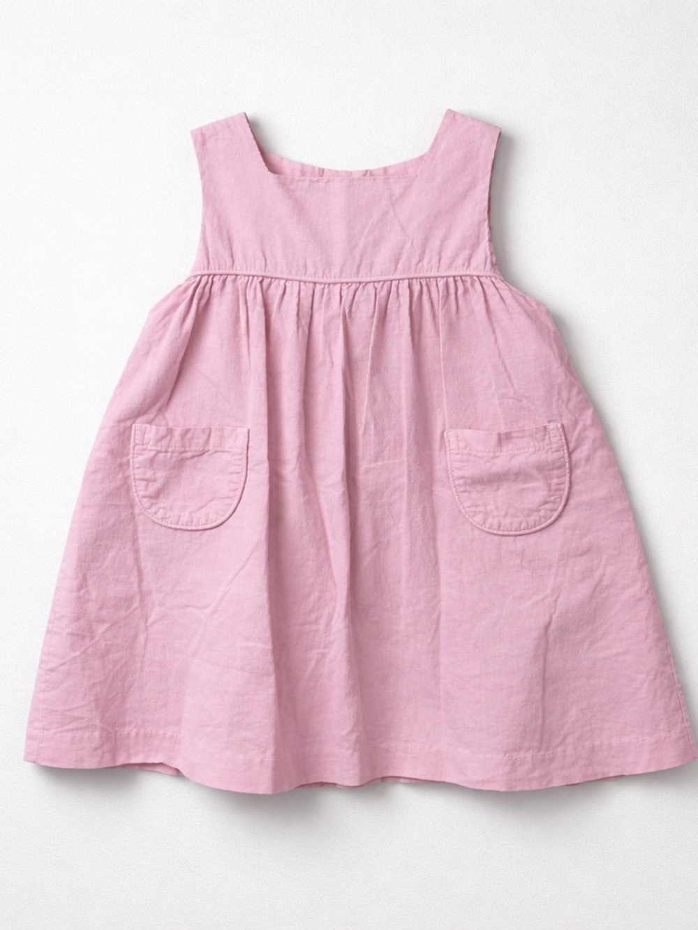 Little English pink micro corduroy jumper with pockets size 4T